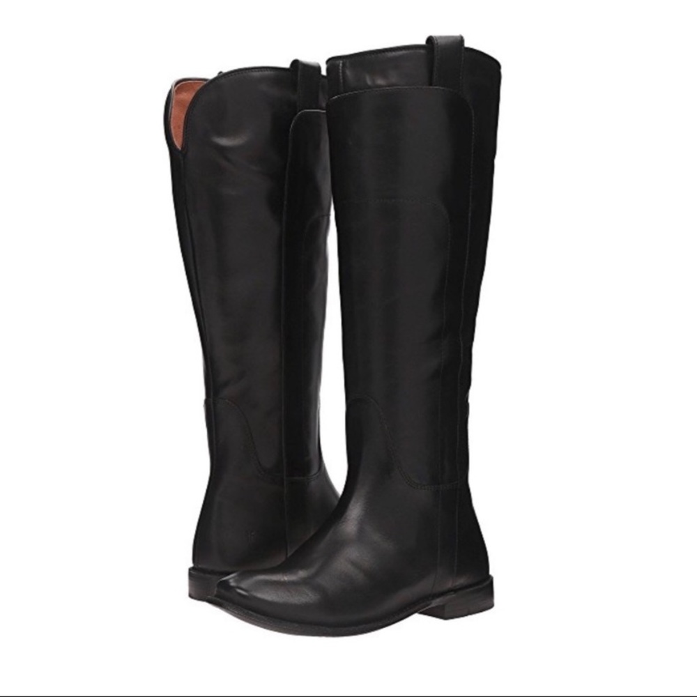 Frye Paige Tall Riding Boots in Black EUC - size 8